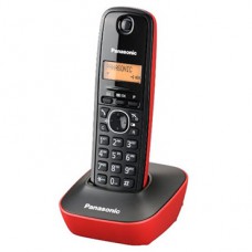 Panasonic telefon crno/crveni DECT 