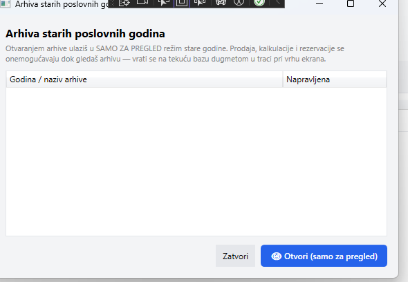 Stope PDV-a
